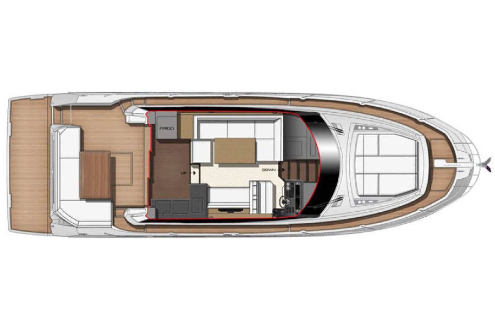 Slide: The Image of 2018 Prestige 460 S Yacht - Unforgettable - Exterior Layout - 5106128