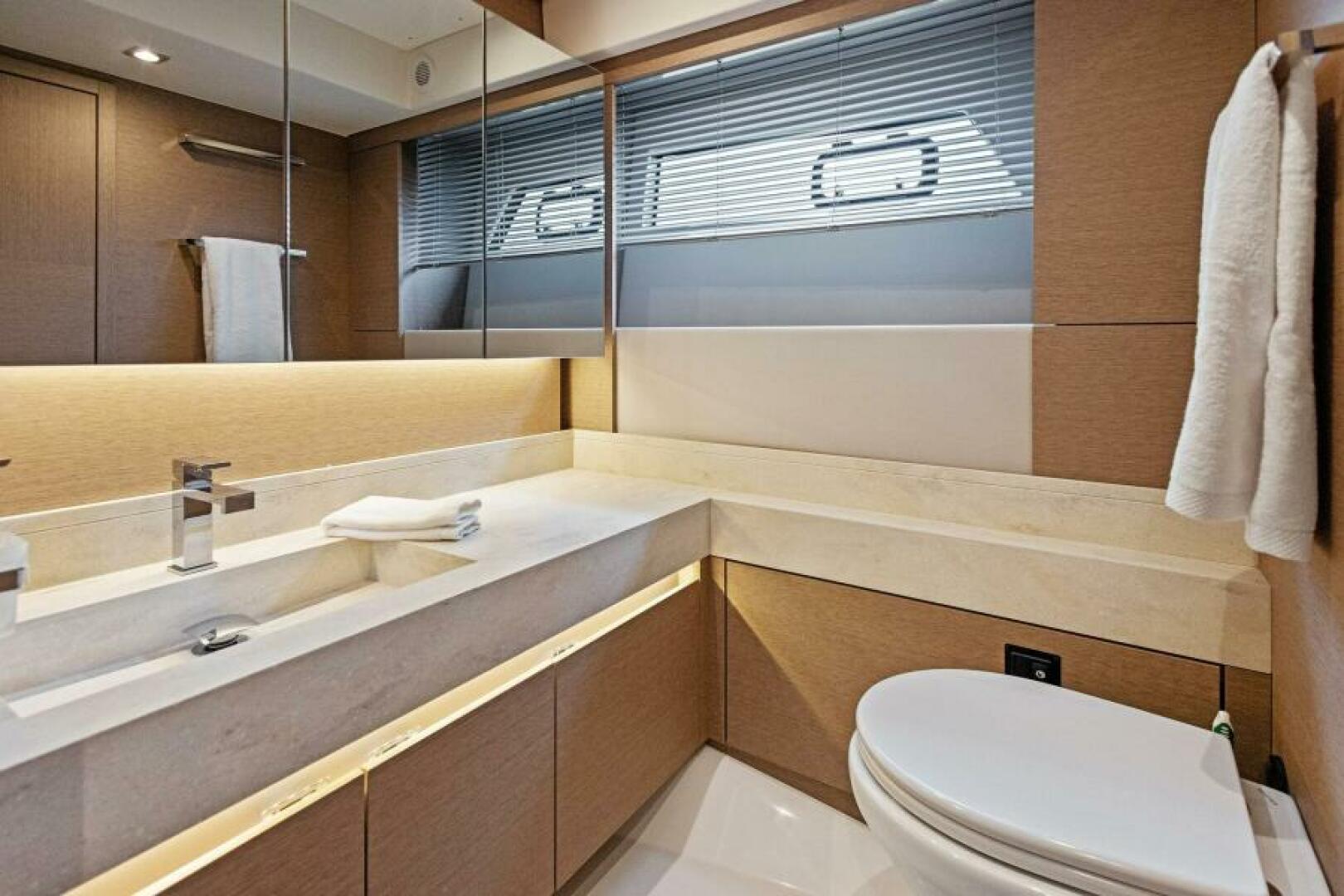 Slide: The Image of 2022 52 Prestige 520 Flybridge 'A.S.W.E.' Master Stateroom Head - 4751337