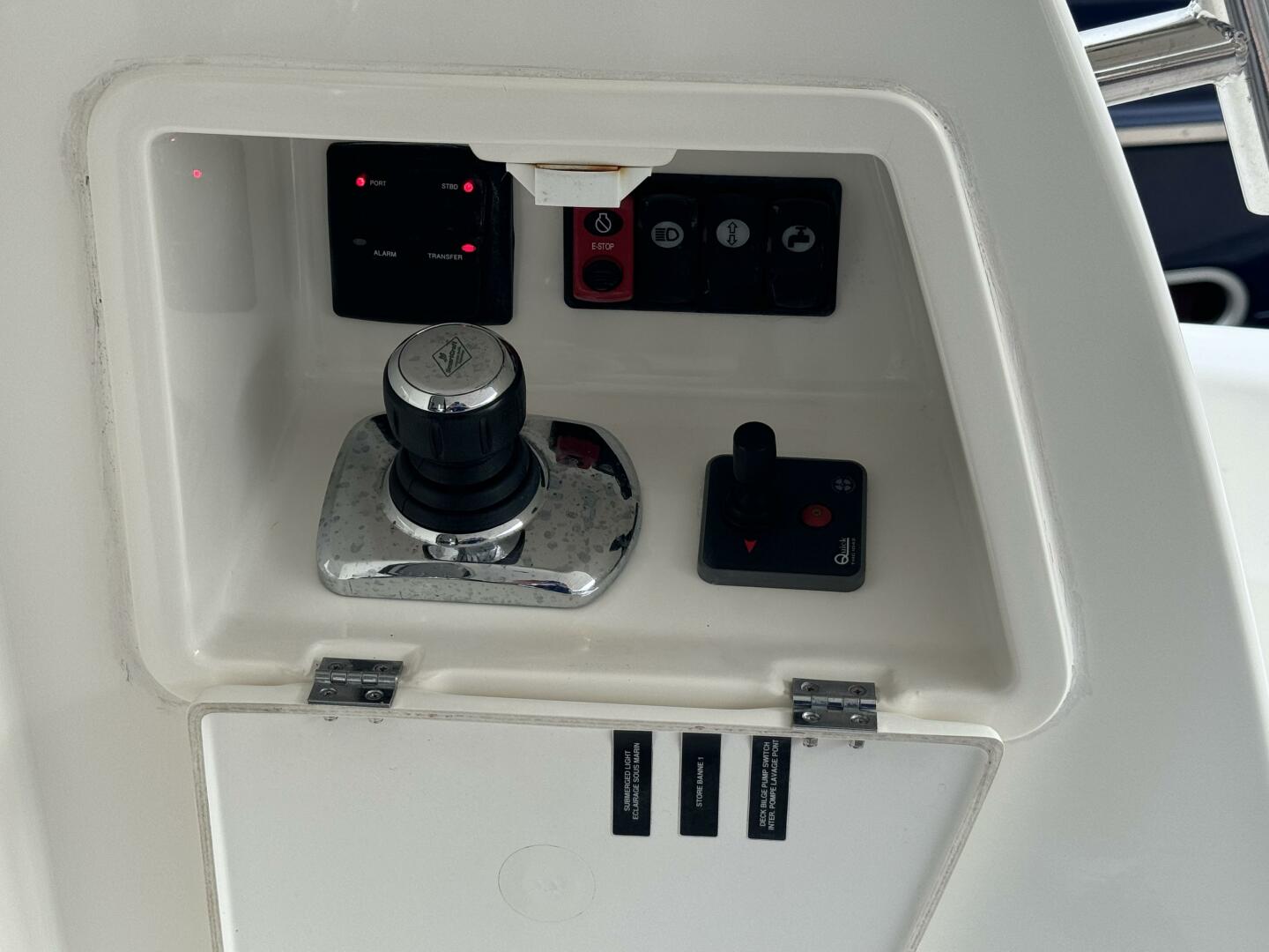 Slide: The Image of 2015 Prestige F550 - Just Peachy - Aft Control Station - 3941232