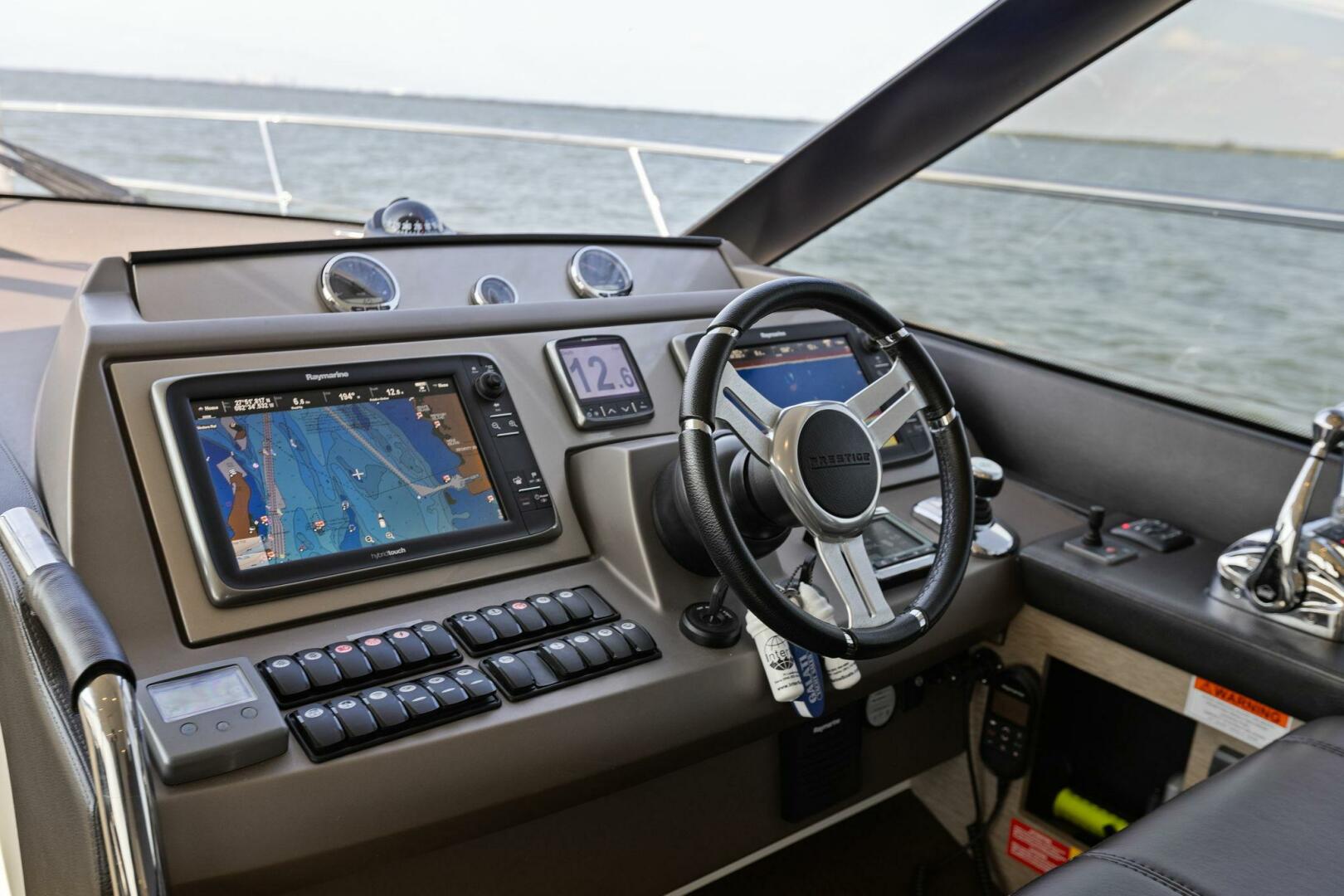 Slide: The Image of 2016 55 Prestige Flybridge - YEE YEE - Lower Helm/Electronics - 4355178