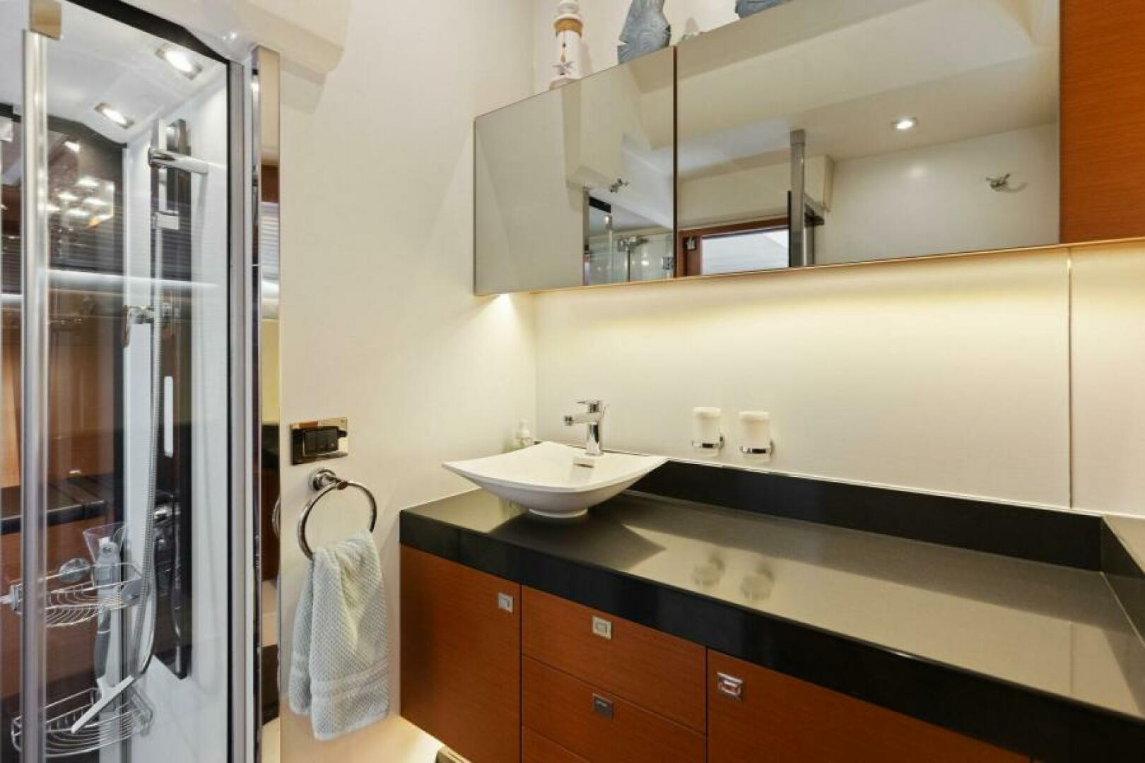 Slide: The Image of 2016 55 Prestige 550S - Solid Asset - Master Stateroom Head - 5125129