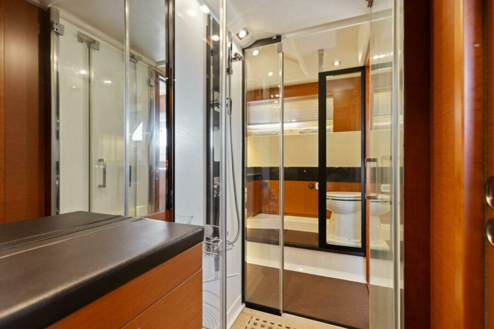 Slide: The Image of 2016 55 Prestige 550S - Solid Asset - Master Stateroom Head - 5125131