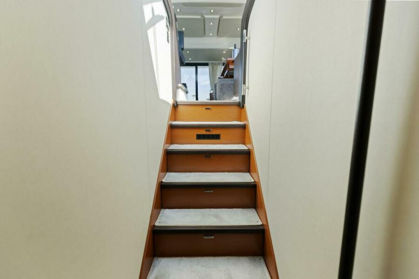 Slide: The Image of 2016 55 Prestige 550S - Solid Asset - Companionway to Guest Staterooms - 5125134