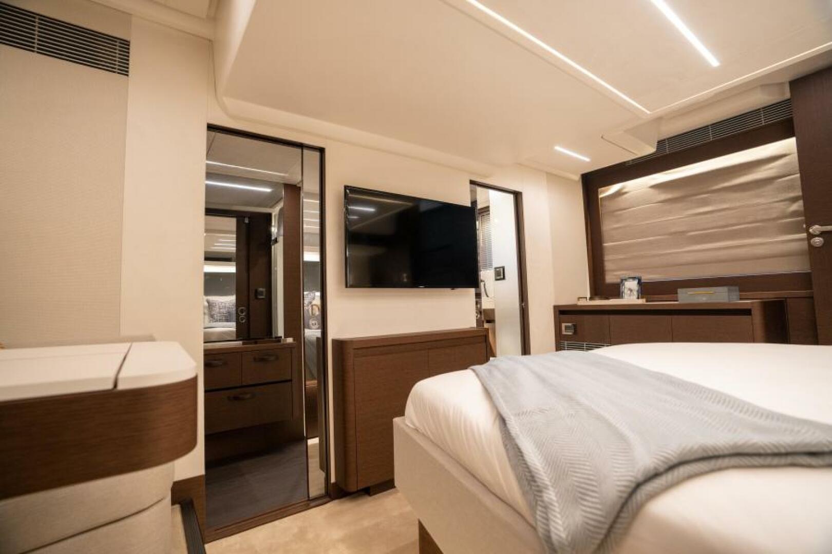 Slide: The Image of 2022 59 Prestige Flybridge - Nice Boat - Master Stateroom - TV - 3976917