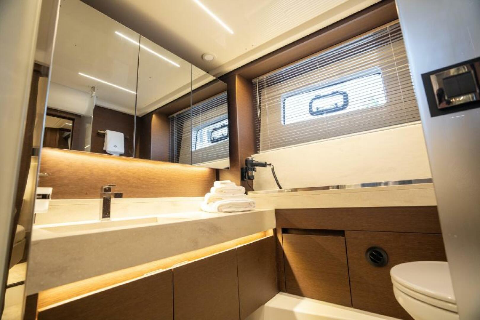 Slide: The Image of 2022 59 Prestige Flybridge - Nice Boat - Master Stateroom Head - 3976918