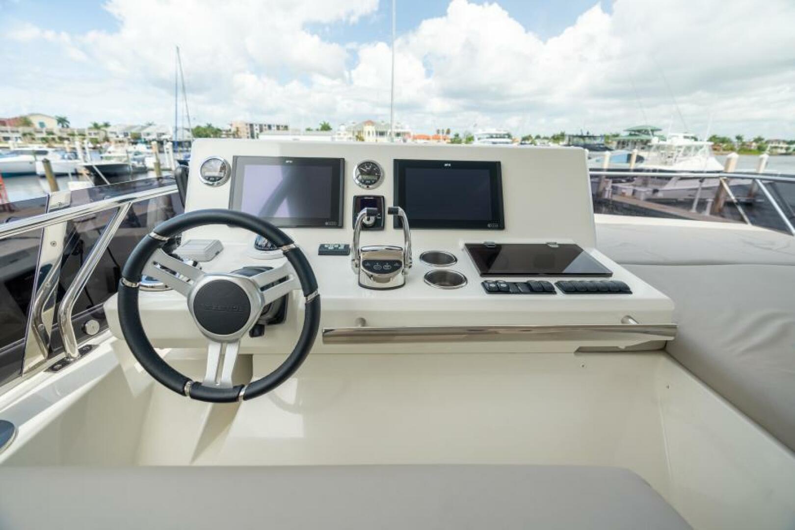 Slide: The Image of 2022 59 Prestige Flybridge - Nice Boat - Flybridge Helm/Electronics - 3976940