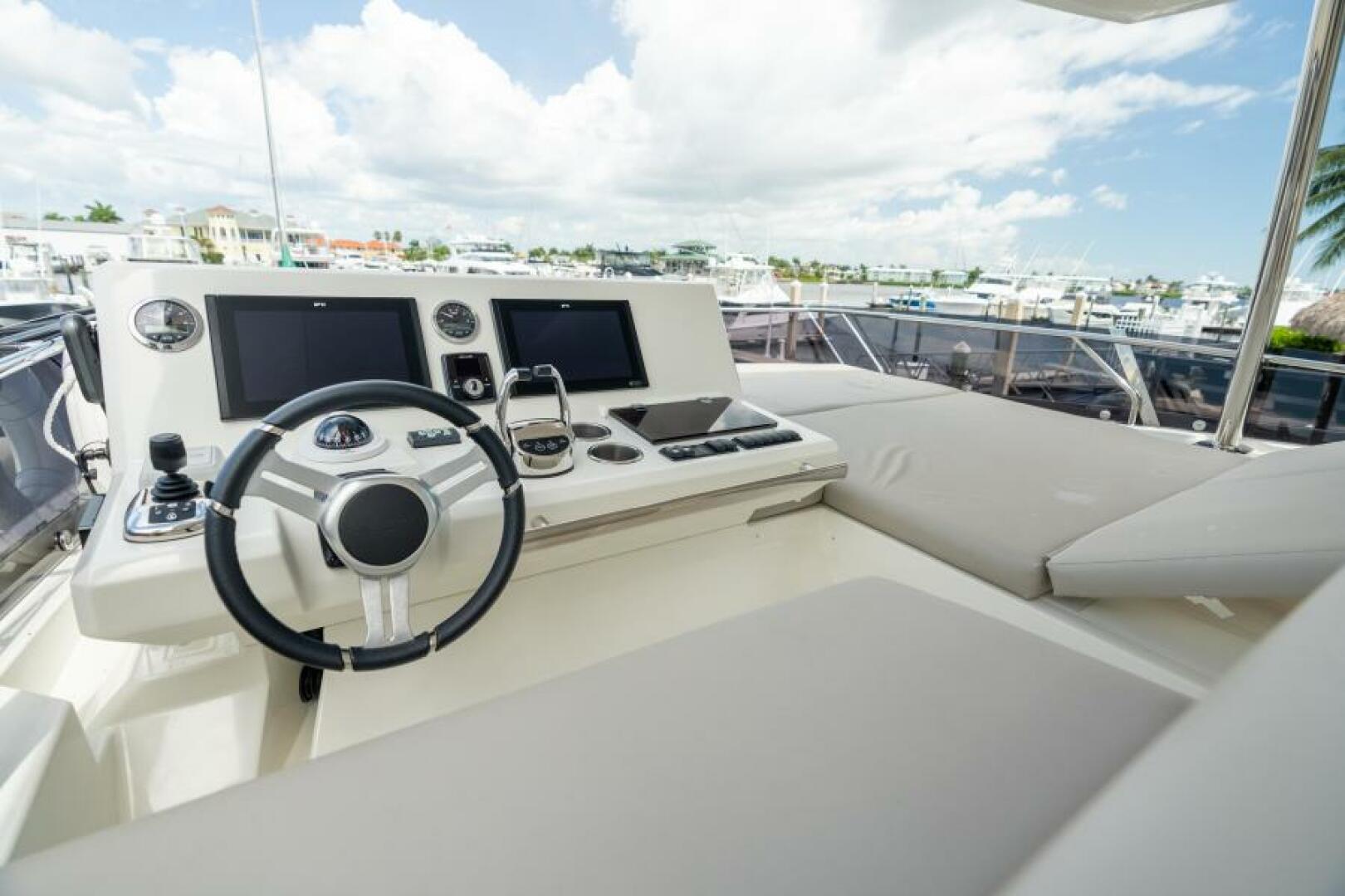 Slide: The Image of 2022 59 Prestige Flybridge - Nice Boat - Flybridge Helm/Electronics - 3976941