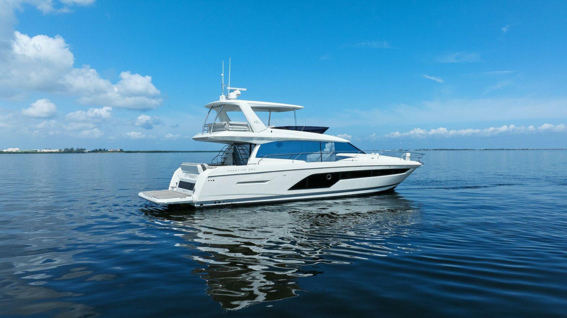 Slide: The Image of 2022 59 Prestige Flybridge - Nice Boat - Profile - 4683927