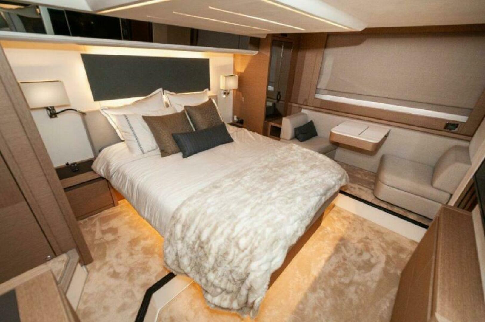 Slide: The Image of 2023 Prestige 590 Flybridge- GYS TRADE- Master SR 7 - 17