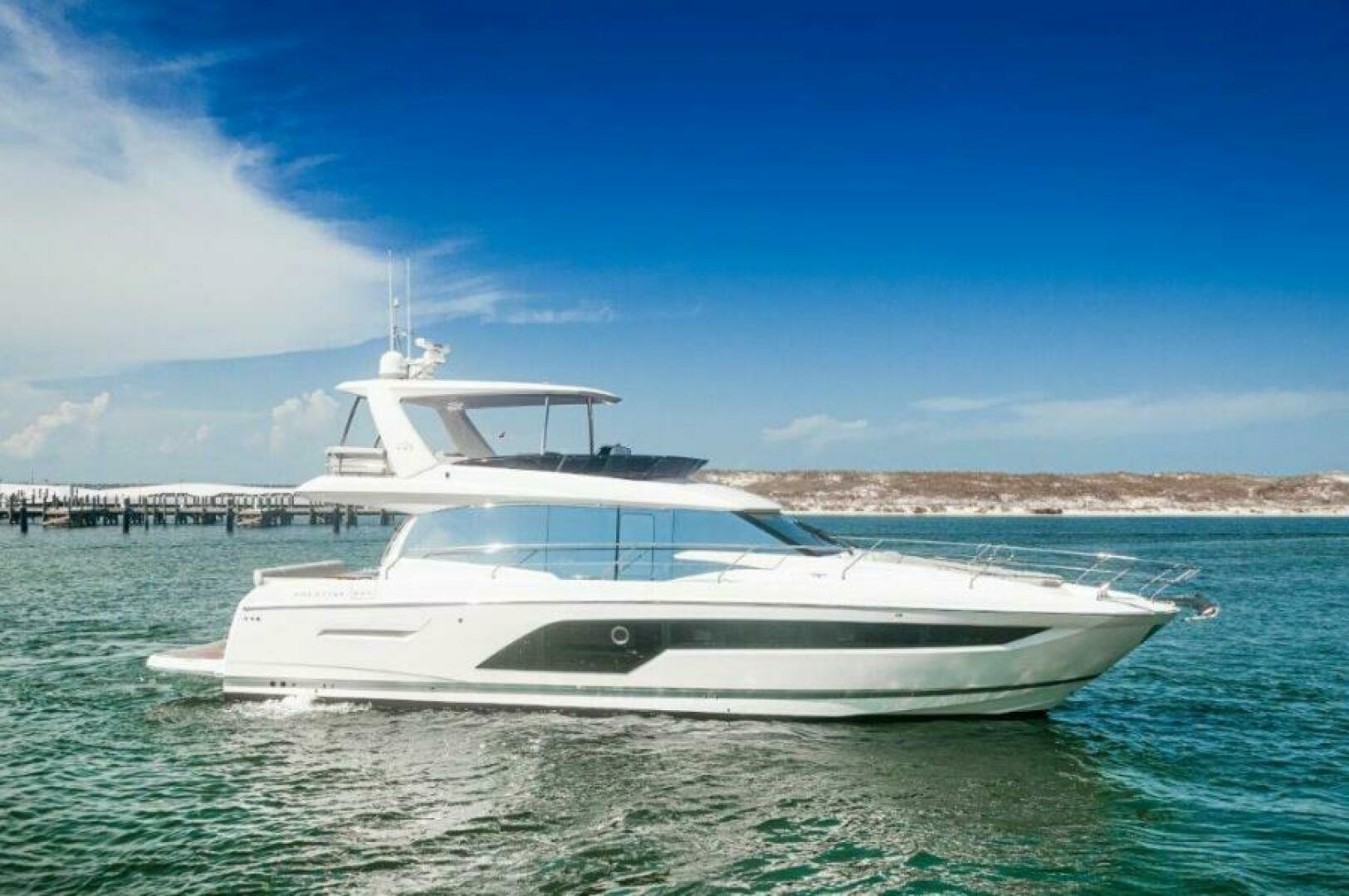 Slide: The Image of 2023 Prestige 590 Flybridge- GYS TRADE- Stbd Profile 2 - 52