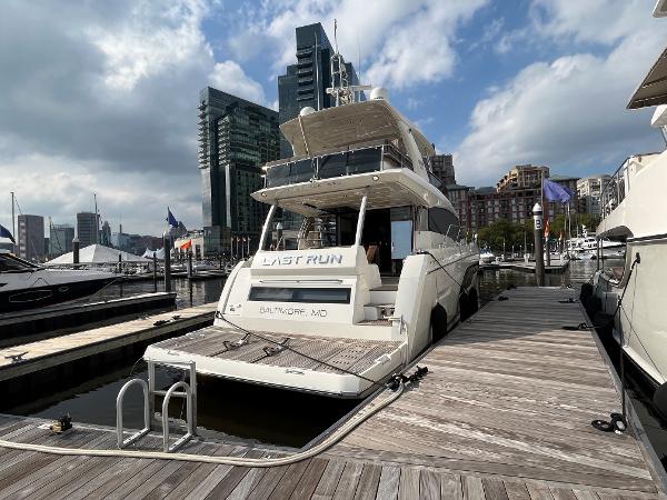 Slide: The Image of Luxury 2017 Prestige 63 yacht docked in Baltimore marina. - 4