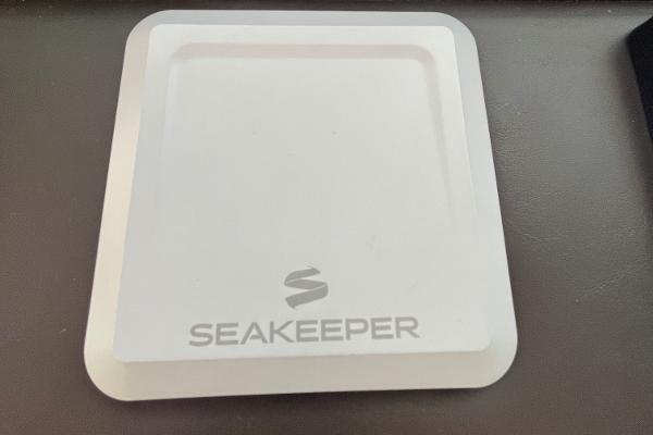 Slide: The Image of Seakeeper device on Prestige 63 yacht, 2017 model, stabilizing technology. - 48