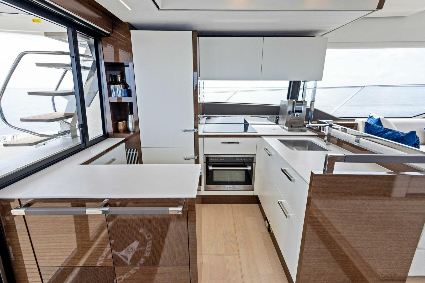 Slide: The Image of 2020 63 Prestige Flybridge - One and Only - Galley - 4567833