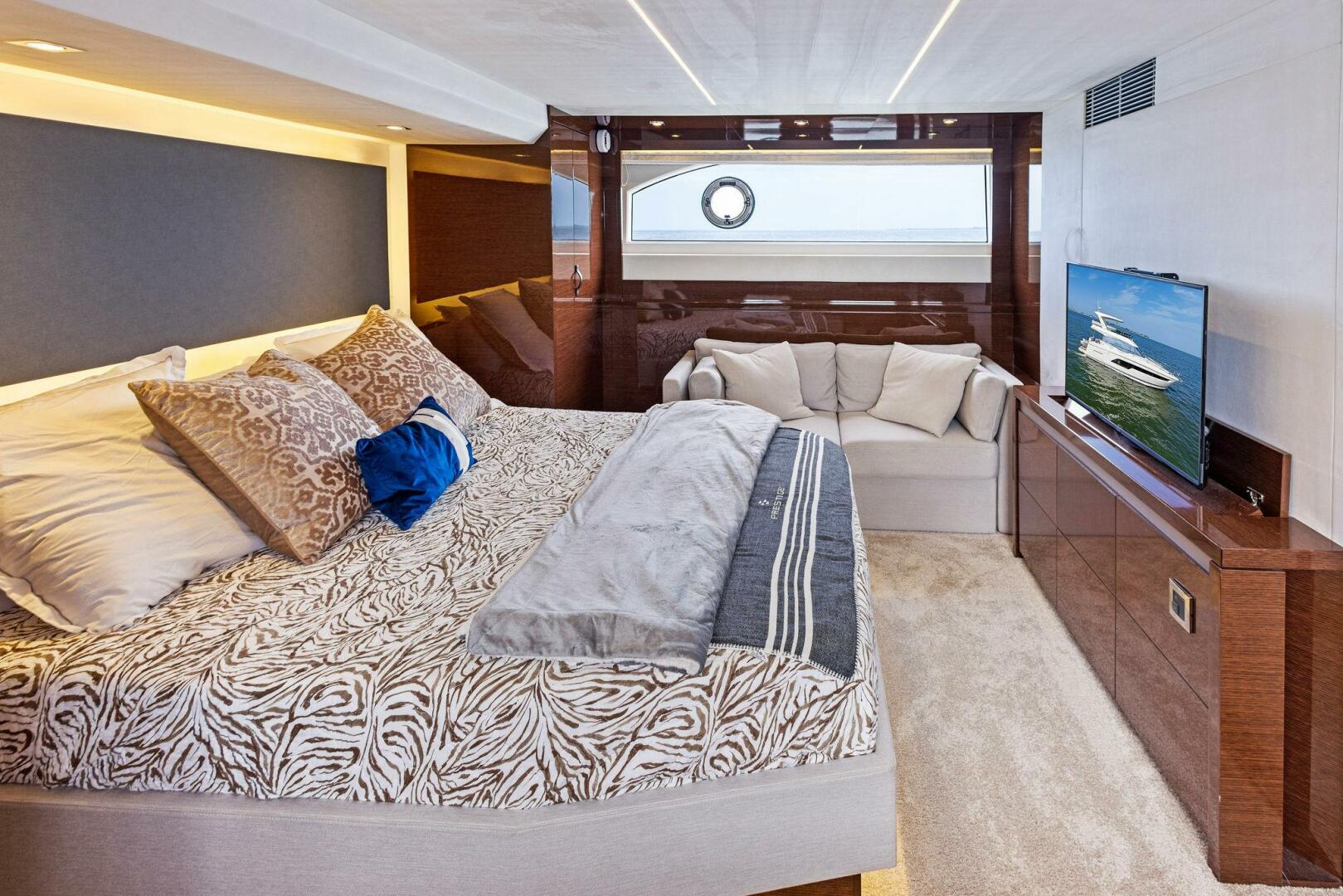 Slide: The Image of 2020 63 Prestige Flybridge - One and Only - Master Stateroom - 4568078