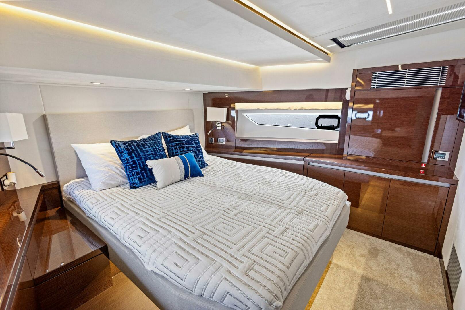 Slide: The Image of 2020 63 Prestige Flybridge - One and Only - Master Stateroom - 4567849