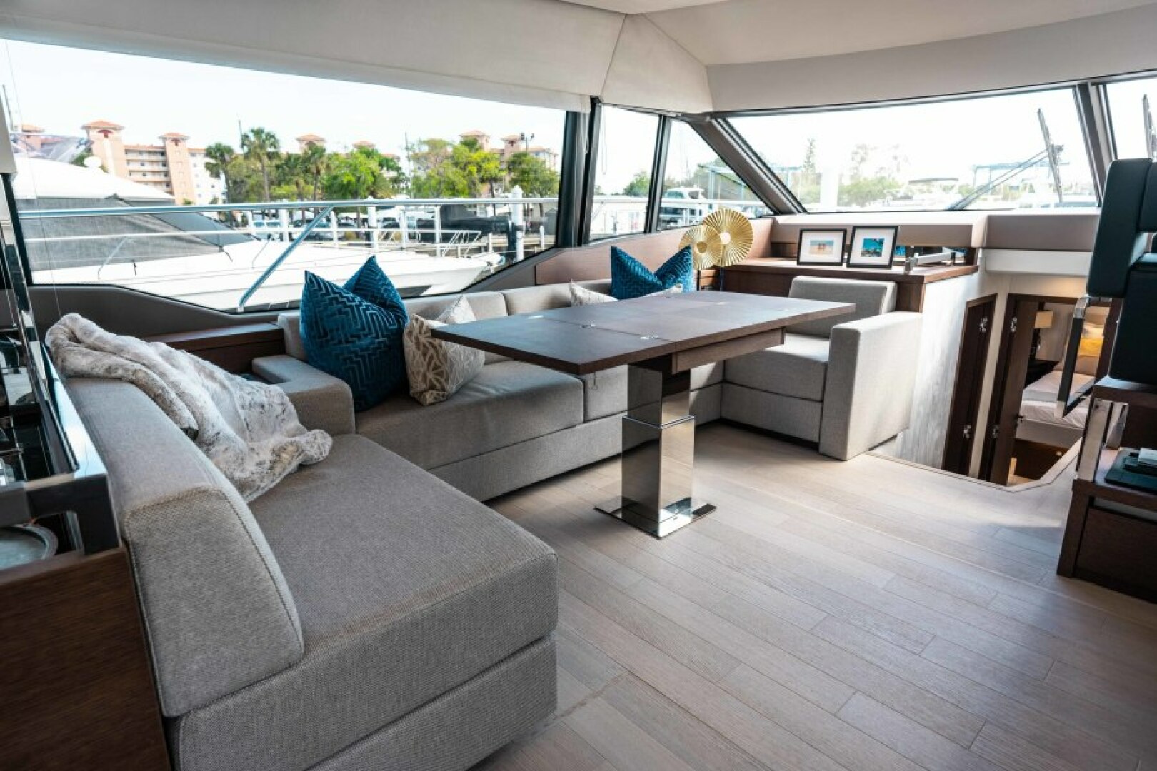 Slide: The Image of 2021 63 Prestige Yacht Flybridge - Dinette - 4334653