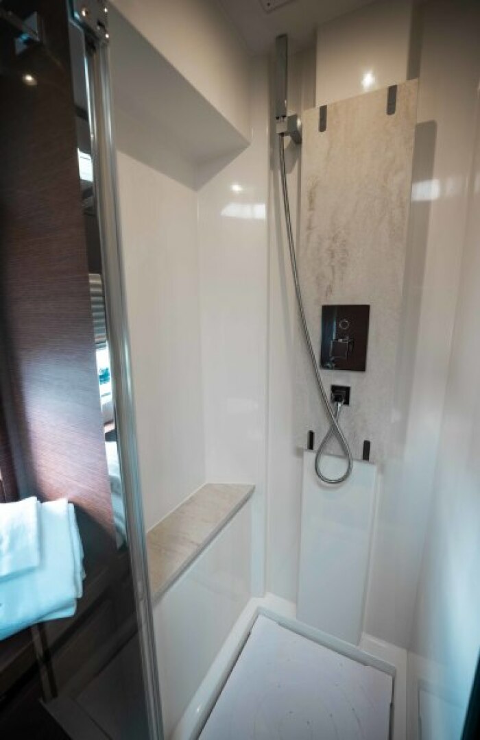 Slide: The Image of 2021 63 Prestige Yacht Flybridge - VIP Shower Stall - 4334665