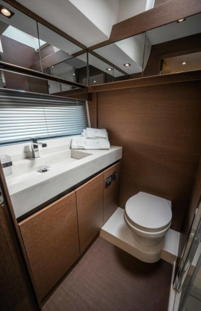 Slide: The Image of 2021 63 Prestige Yacht Flybridge - Guest Head - 4334674