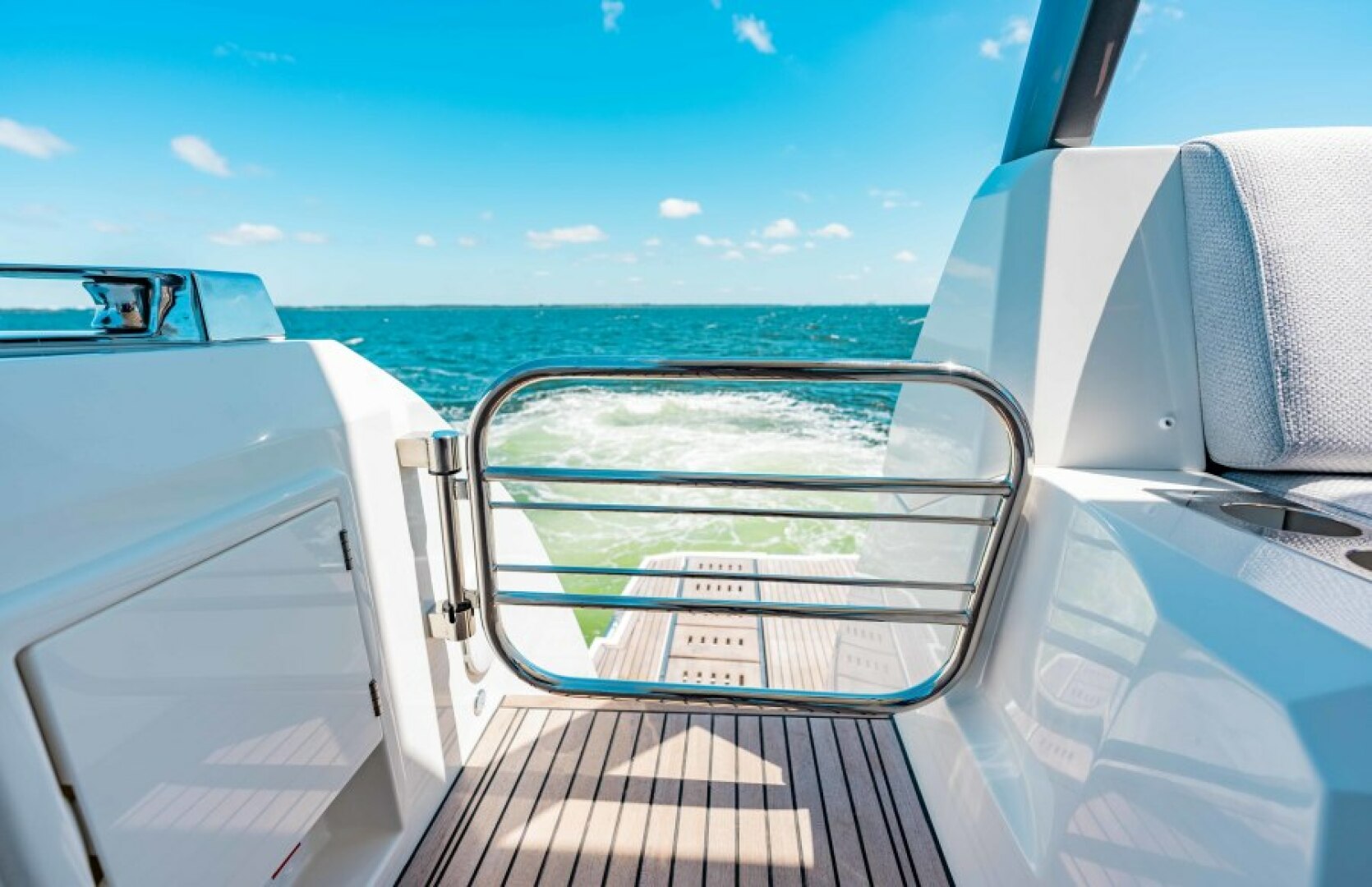 Slide: The Image of 2021 63 Prestige Yacht Flybridge - Cockpit Gate - 4334625
