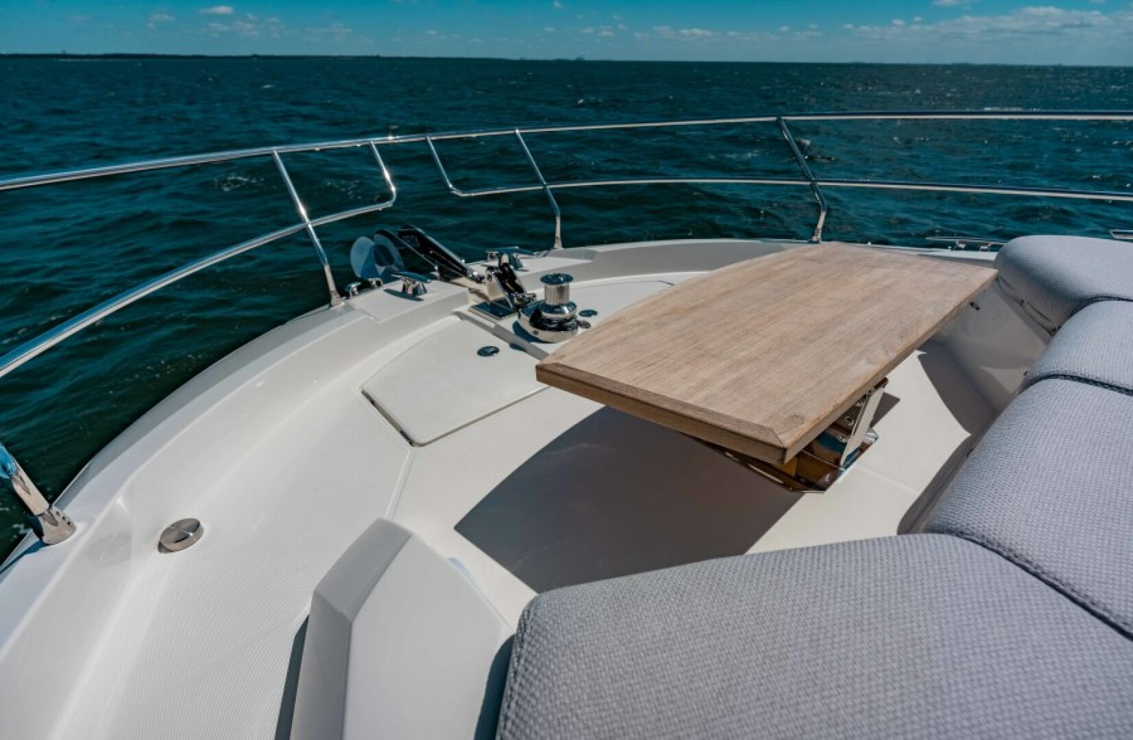 Slide: The Image of 2021 63 Prestige Yacht Flybridge - Foredeck Dinette - 4334680