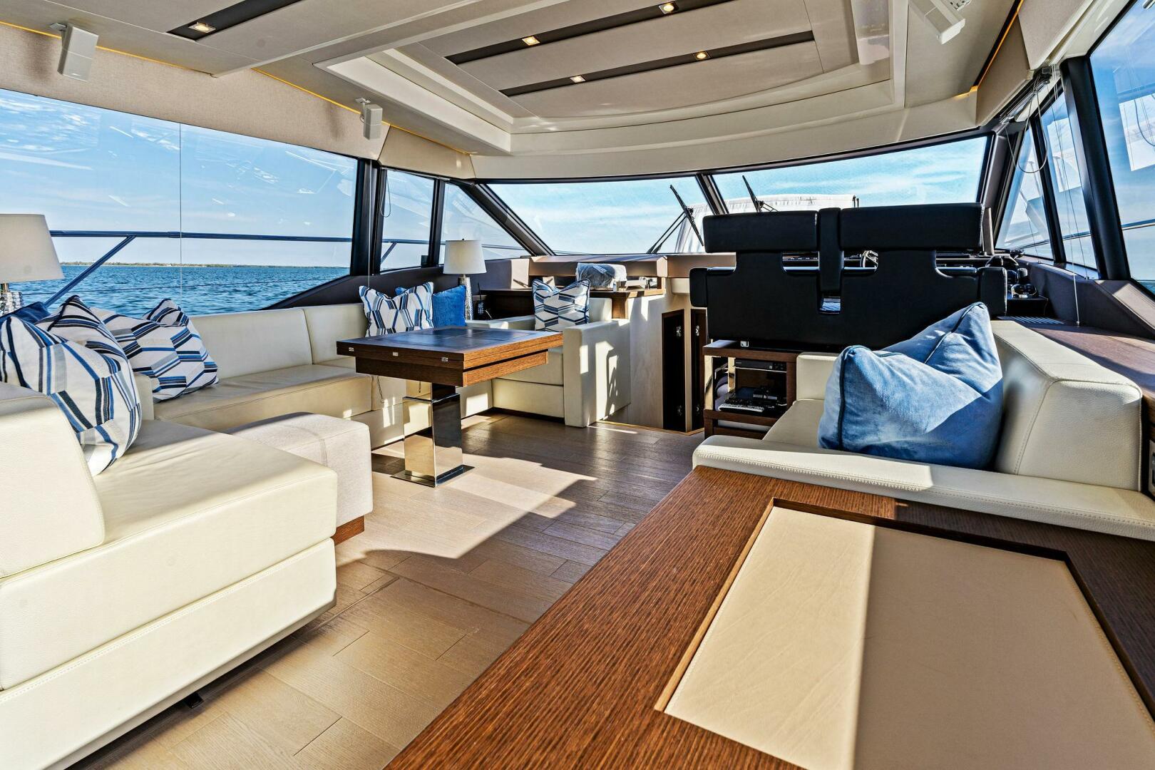 Slide: The Image of 2019 63 Prestige Flybridge - RT Time - Dinette - 4199697