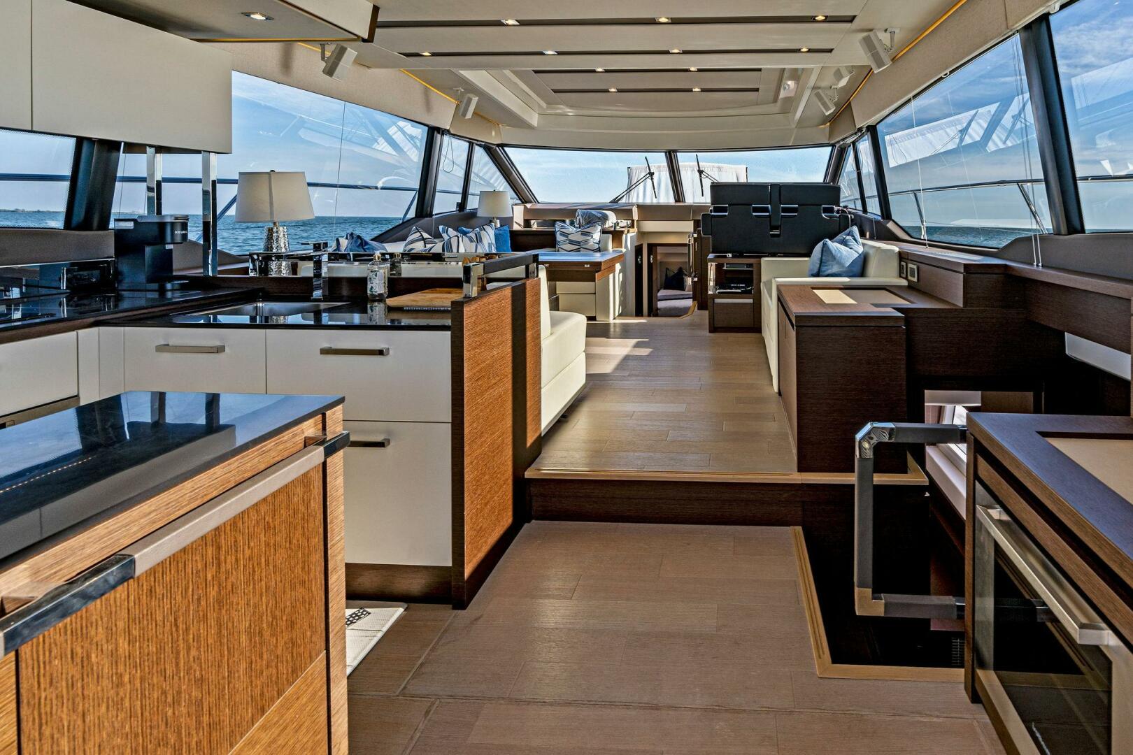Slide: The Image of 2019 63 Prestige Flybridge - RT Time - Galley - 4199699