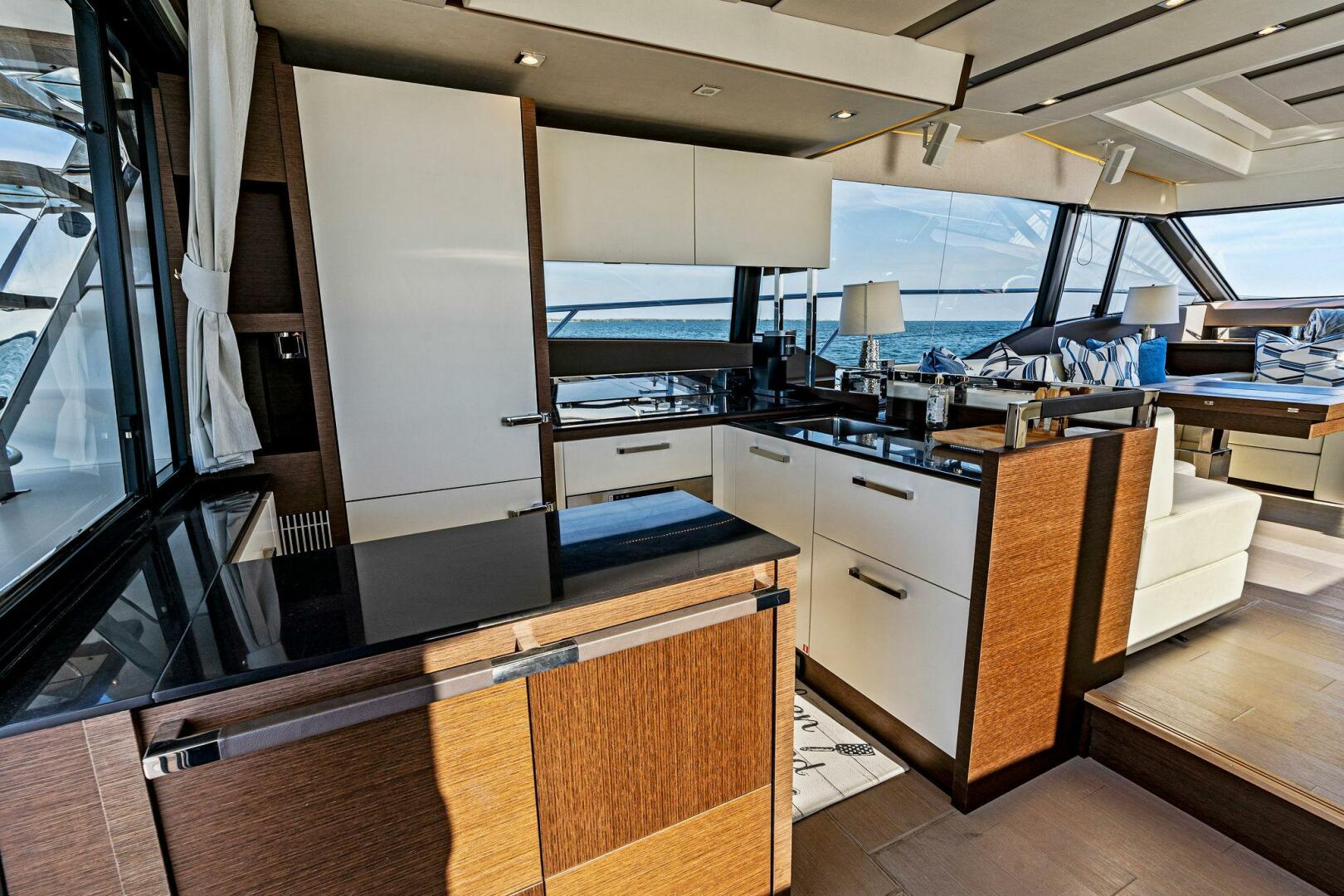 Slide: The Image of 2019 63 Prestige Flybridge - RT Time - Galley - 4199700