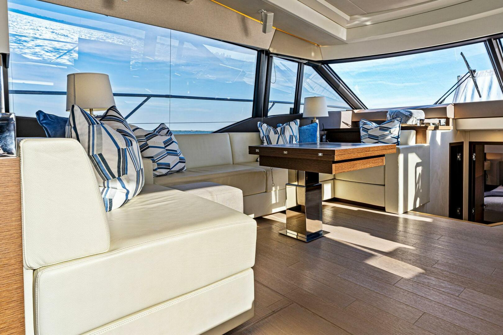 Slide: The Image of 2019 63 Prestige Flybridge - RT Time - Dinette - 4199705