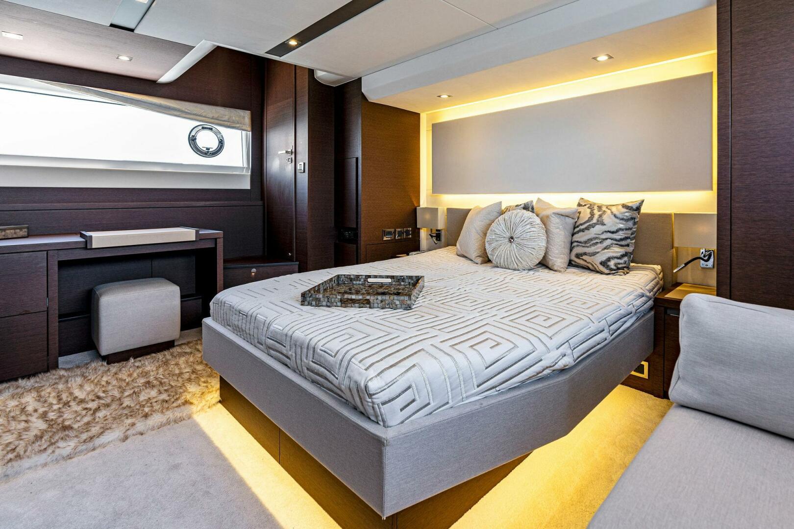 Slide: The Image of 2019 63 Prestige Flybridge - RT Time - Master Stateroom - 4199776