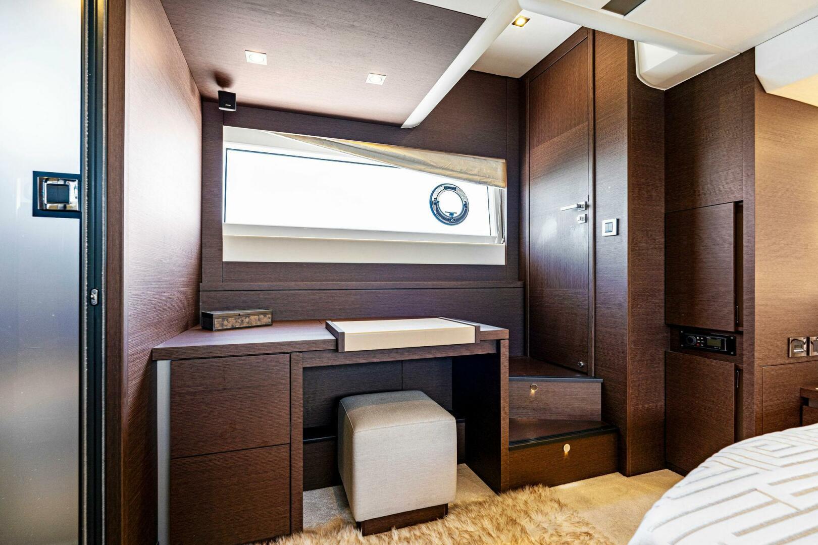 Slide: The Image of 2019 63 Prestige Flybridge - RT Time - Master Stateroom - 4199781