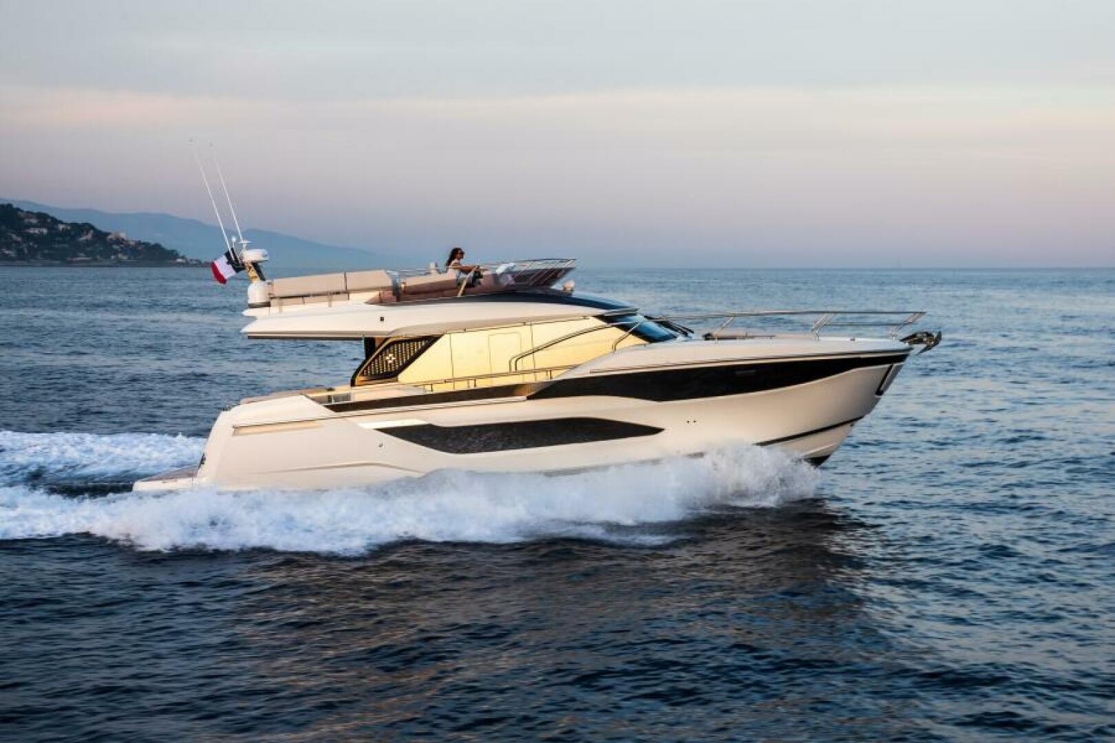 Slide: The Image of 2025 49 Prestige F4 Flybridge - Running Profile Sistership - 4070820