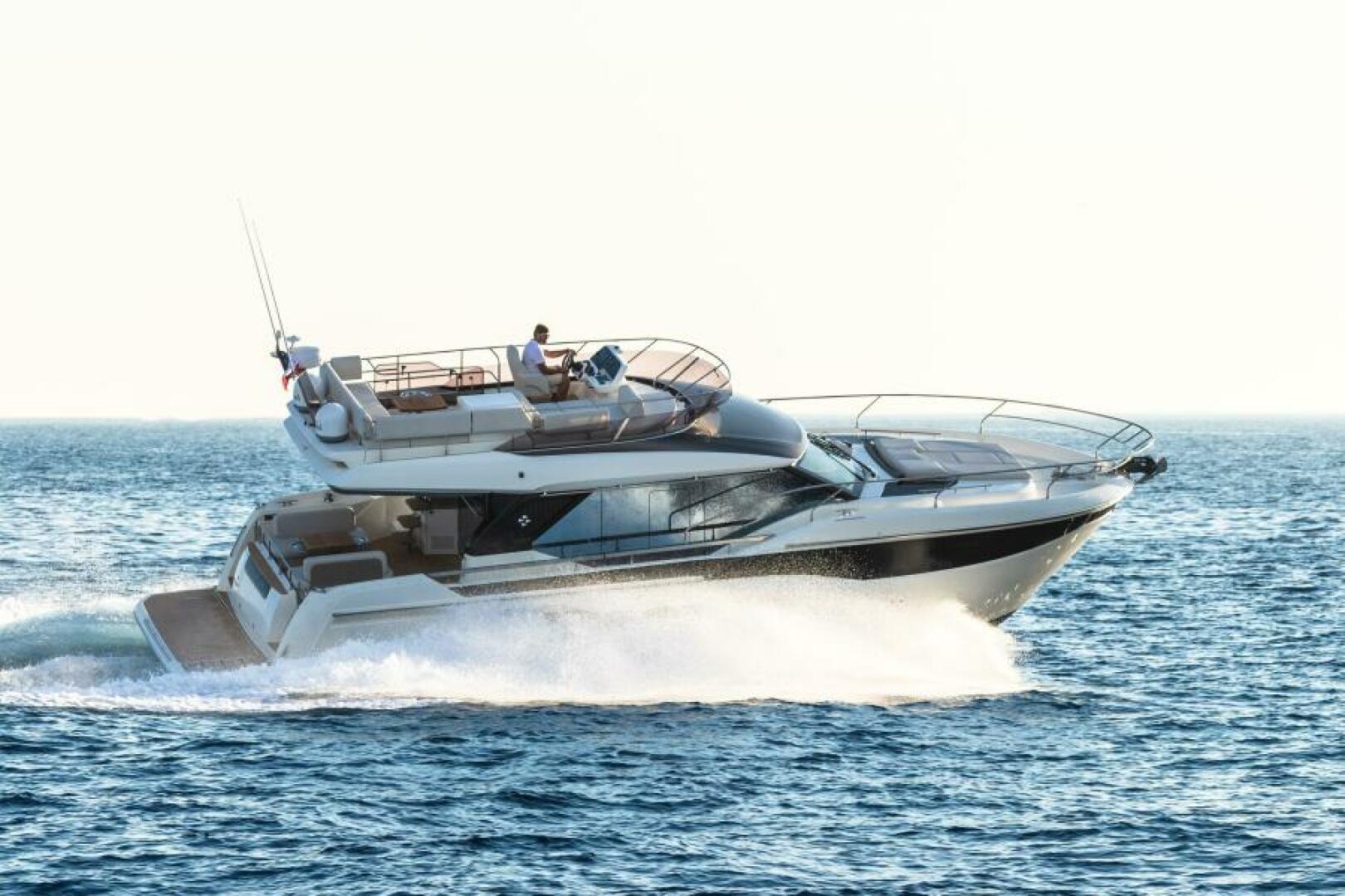 Slide: The Image of 2025 49 Prestige F4 Flybridge - Running Profile Sistership - 4070821