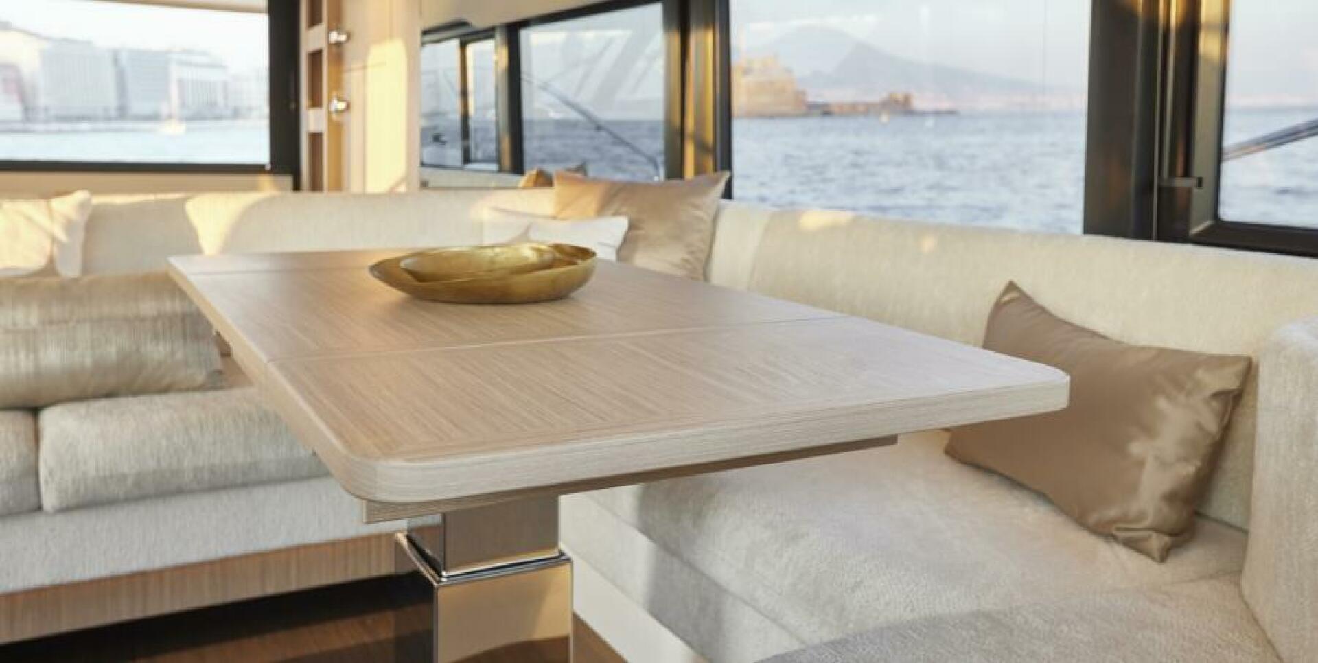 Slide: The Image of 2025 49 Prestige F4 Flybridge - Dinette Sistership - 4070792