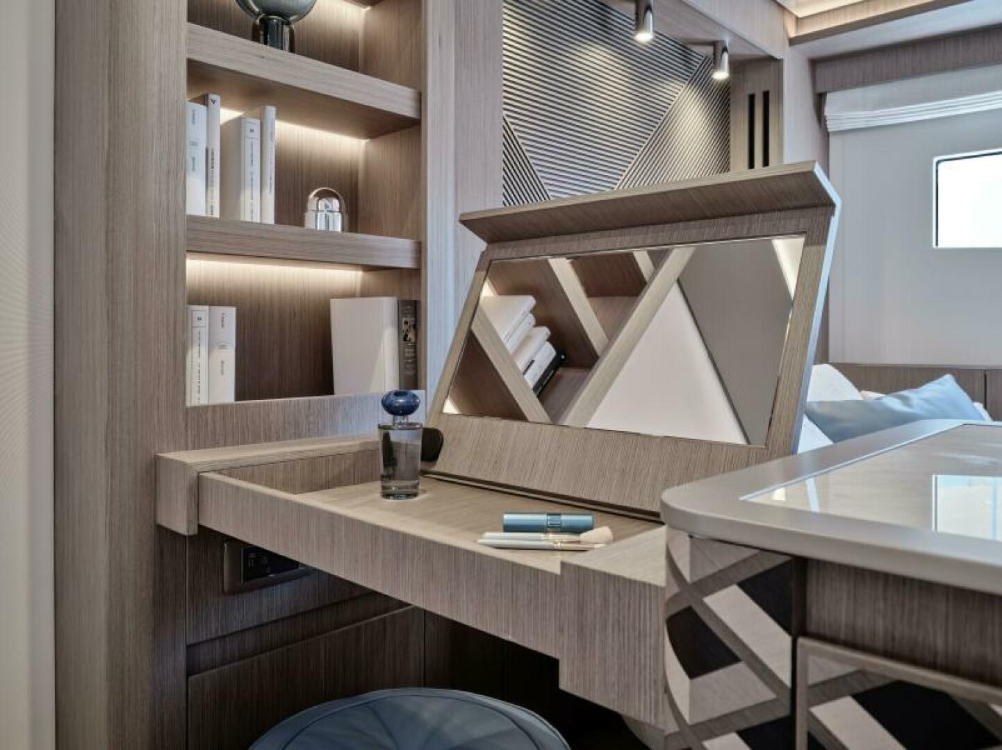 Slide: The Image of 2025 65 Prestige M8 Multi-Hull Power Catamaran - Manufacturer Master Stateroom Vanity - 4354568