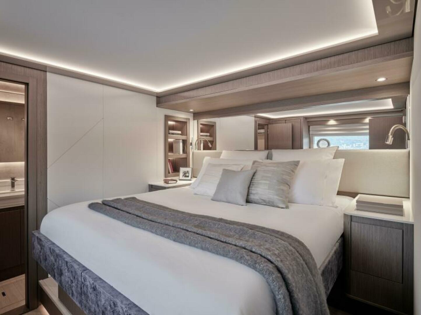 Slide: The Image of 2025 65 Prestige M8 Multi-Hull Power Catamaran - Manufacturer Super VIP Stateroom - Portside - 4354573