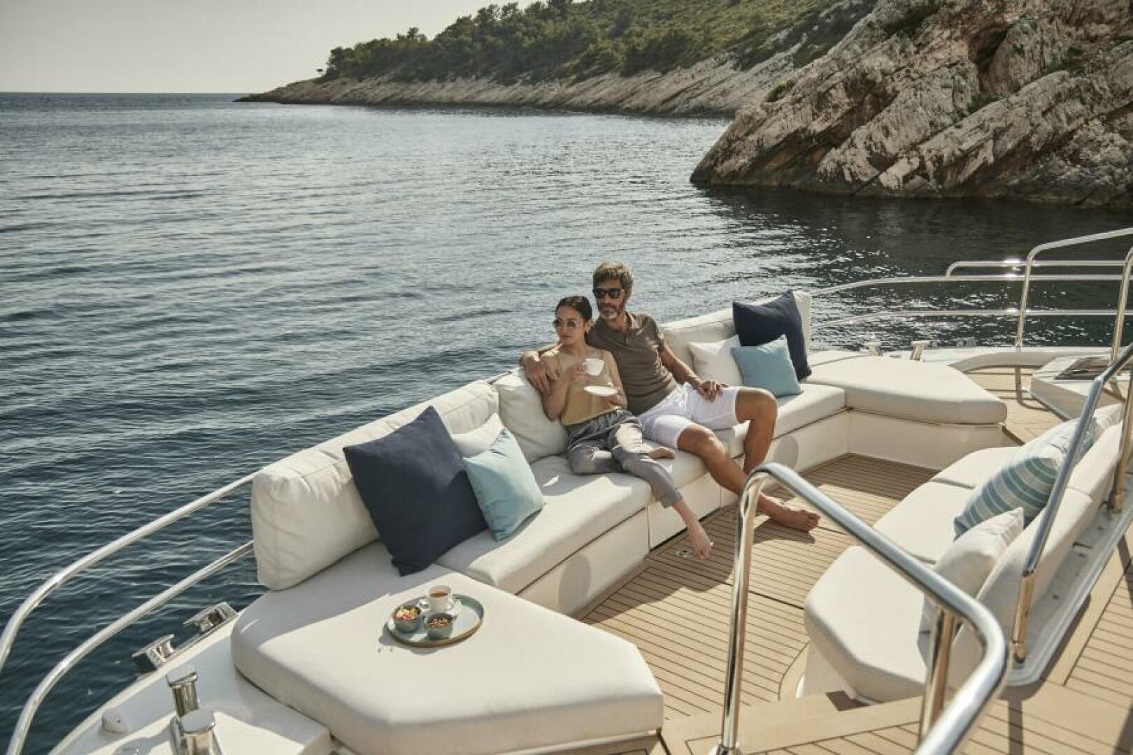Slide: The Image of 2025 65 Prestige M8 Multi-Hull Power Catamaran - Manufacturer Bow Seating - 4354605