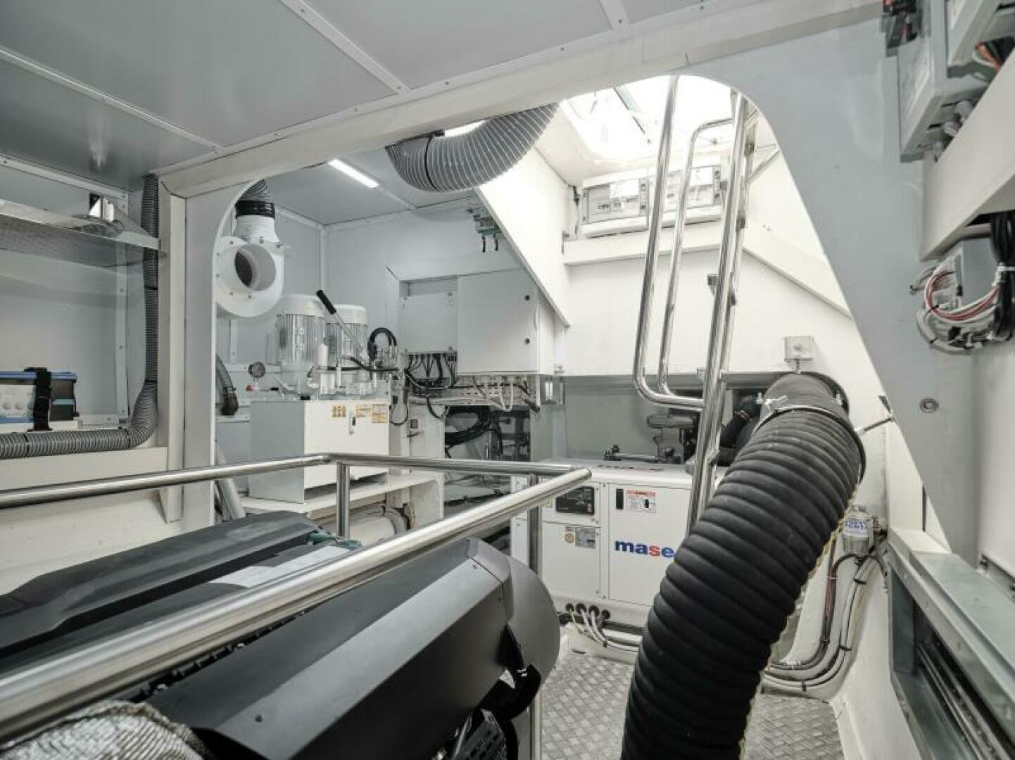 Slide: The Image of 2025 65 Prestige M8 Multi-Hull Power Catamaran - Manufacturer Engine Room - 4354613