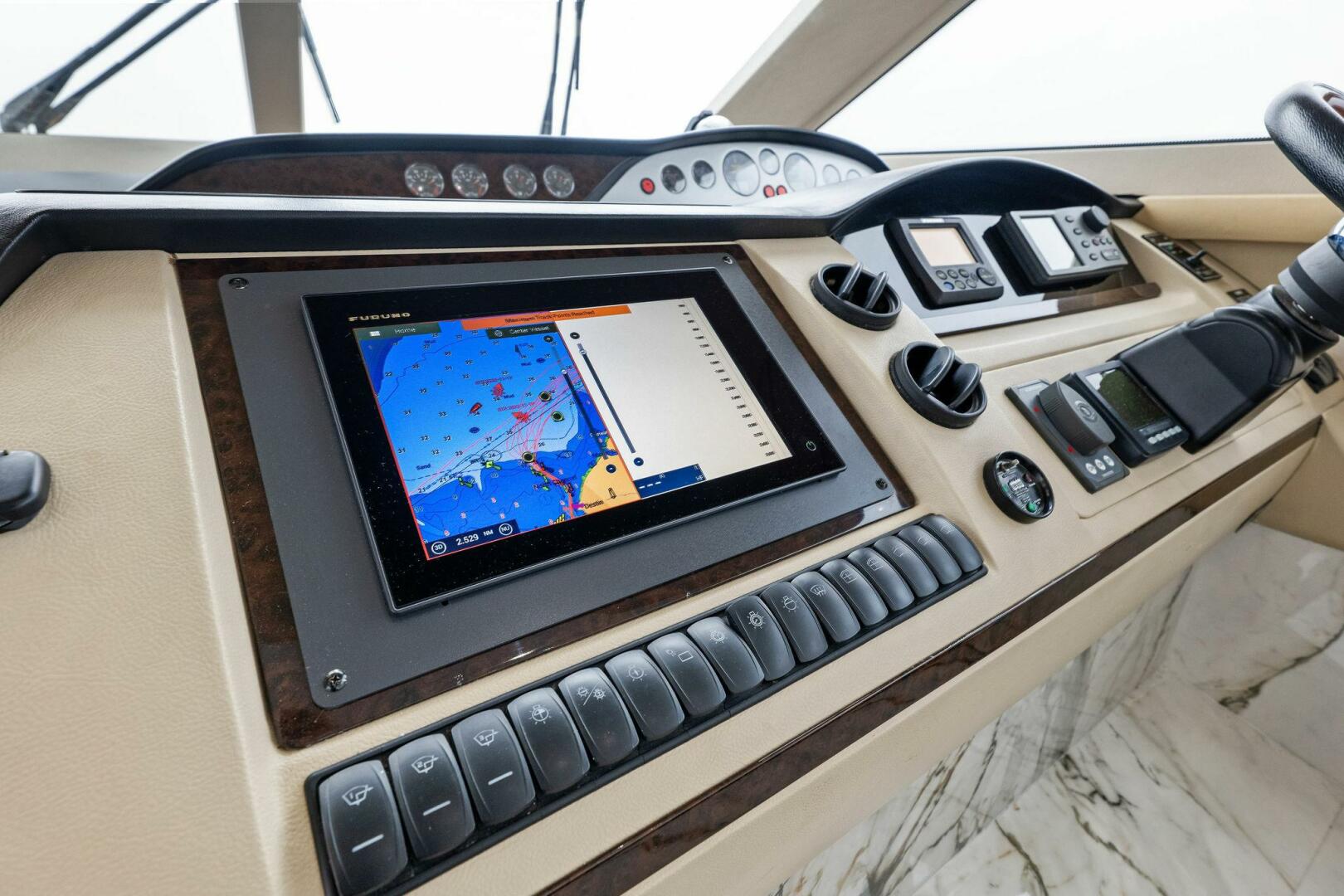 Slide: The Image of 2009 Princess 54 Flybridge- ADIOS IV- Helm - 5036697