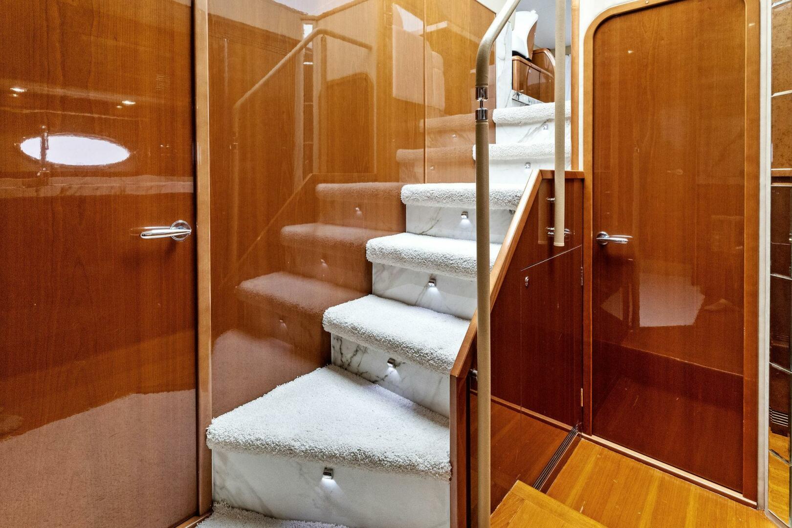 Slide: The Image of 2009 Princess 54 Flybridge- ADIOS IV- Companionway - 5036666