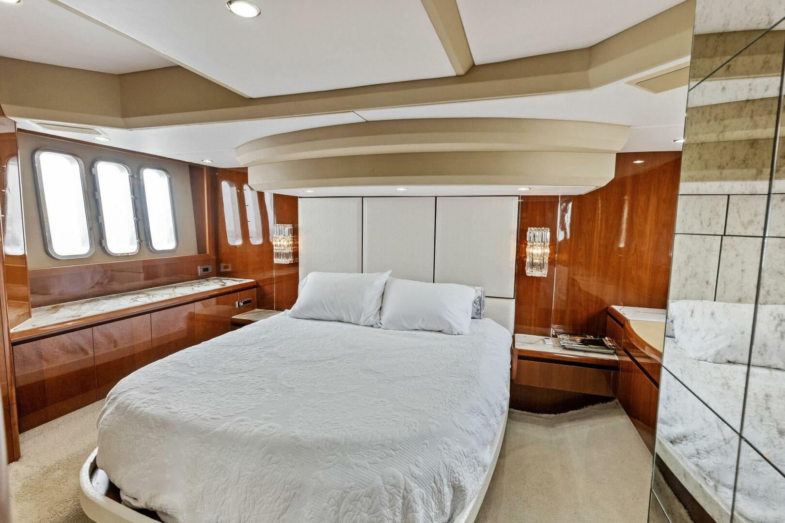 Slide: The Image of 2009 Princess 54 Flybridge- ADIOS IV- Master Suite  - 5036612