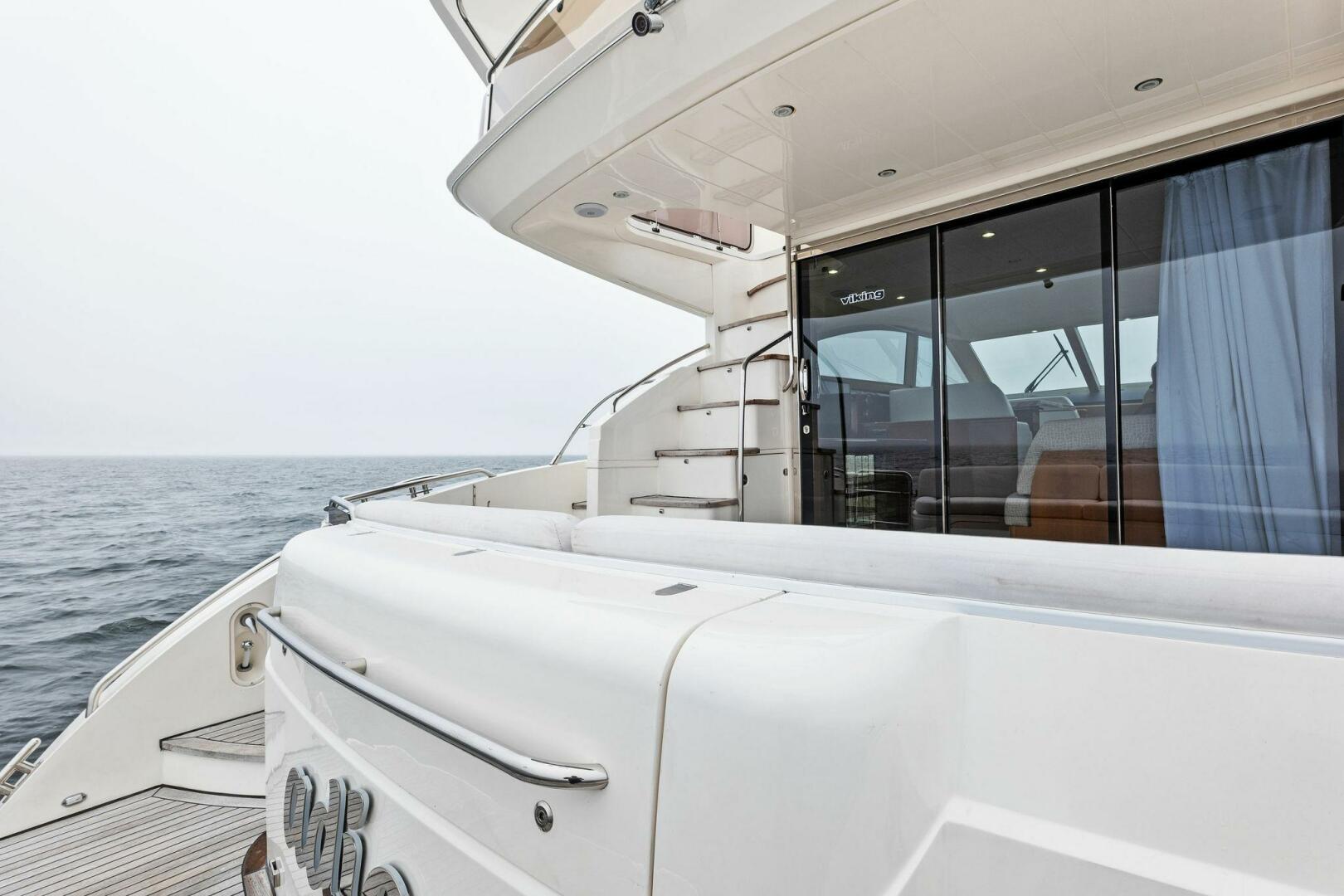 Slide: The Image of 2009 Princess 54 Flybridge- ADIOS IV- Aft Deck - 5036725