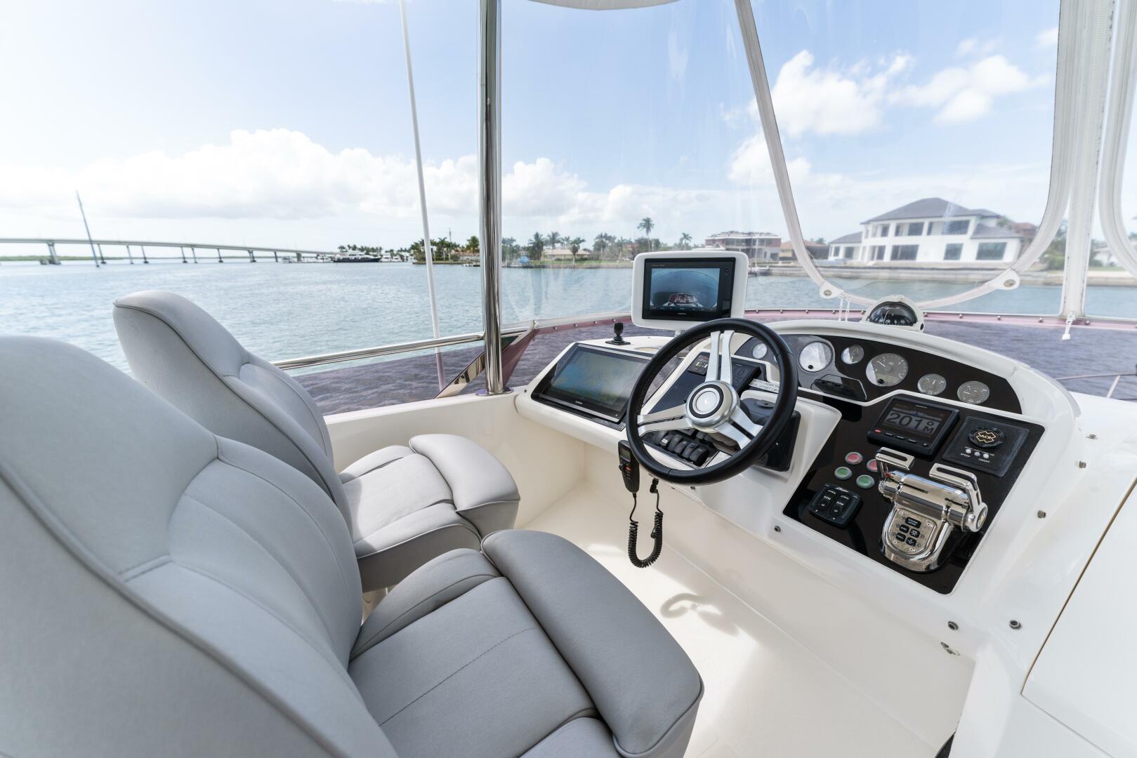Slide: The Image of 2015 60 Princess Flybridge Plane 2 Sea Upper Helm (6) - 3839812