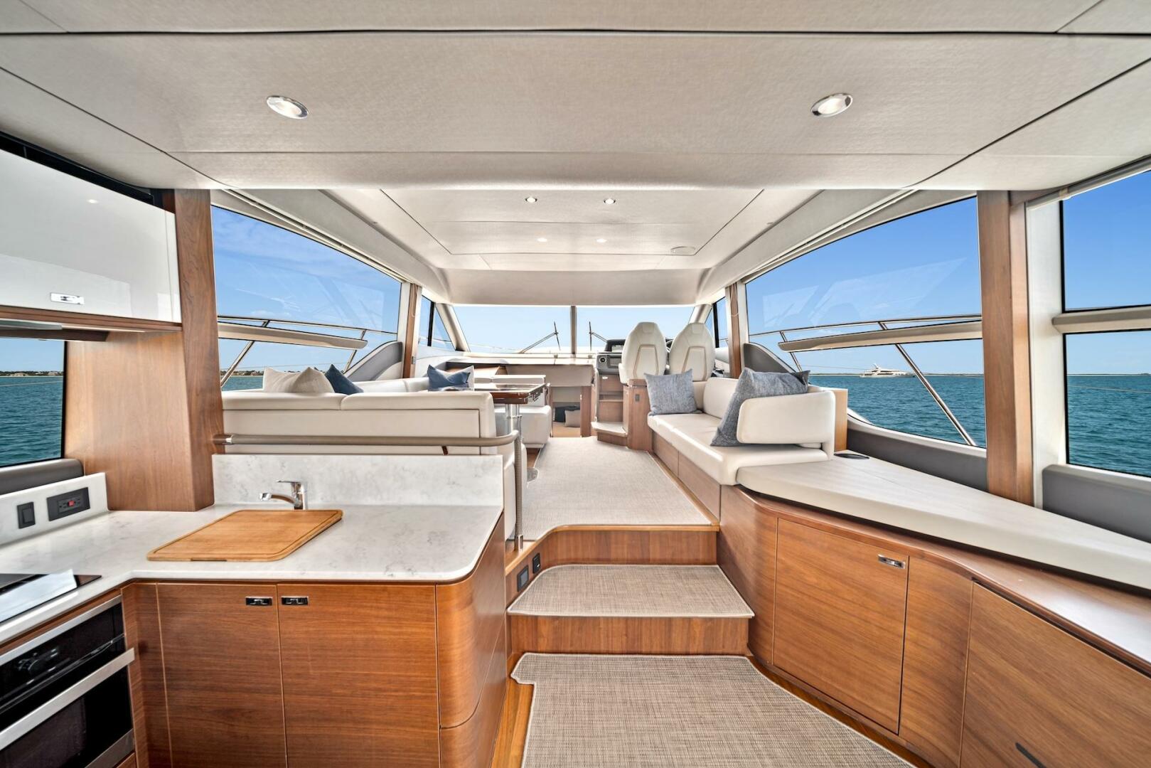 Slide: The Image of 55' Princess 2020 F55 'Mine Escape' - Galley - 4419289