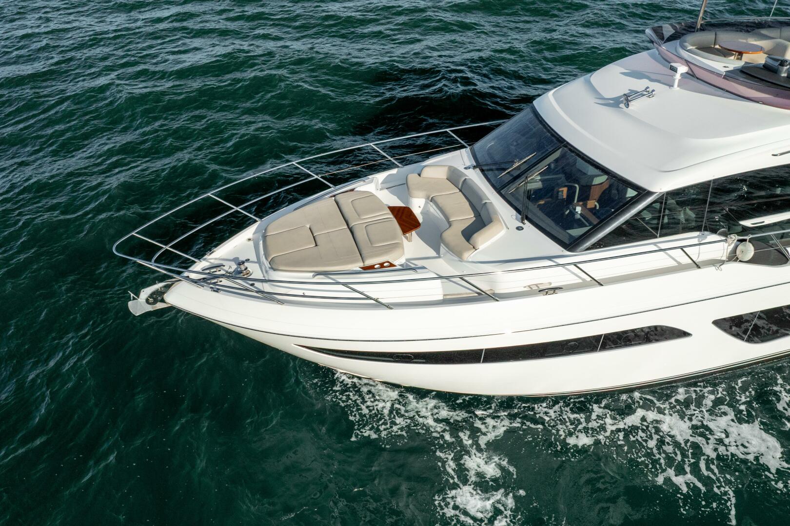 Slide: The Image of Princess F62 Stumped- Aerial View Bow/Sunpad 2020 Princess Flybridge Stumped - 5567381