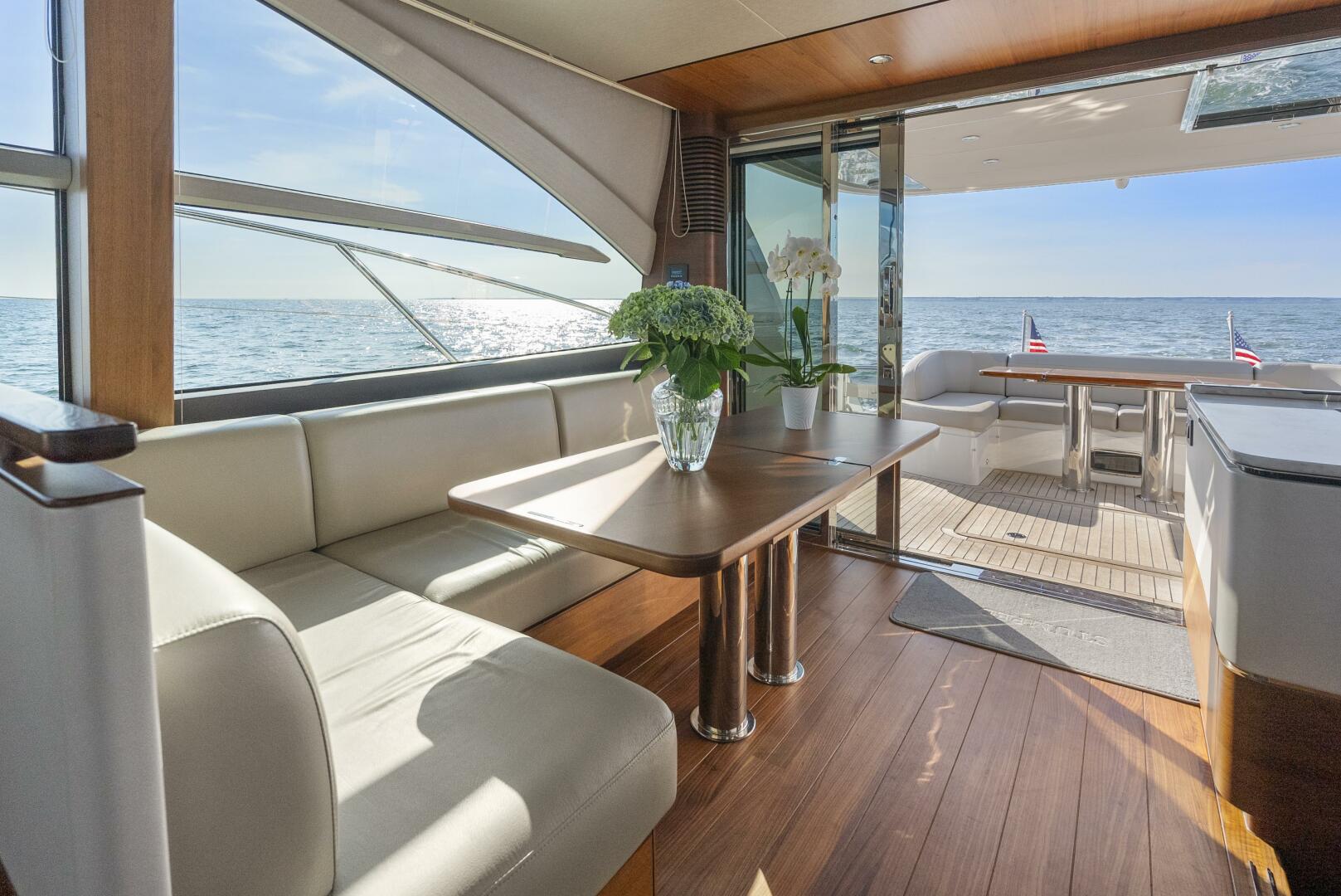 Slide: The Image of Princess F62 Stumped- Dinette 2020 Princess Flybridge Stumped - 5567451