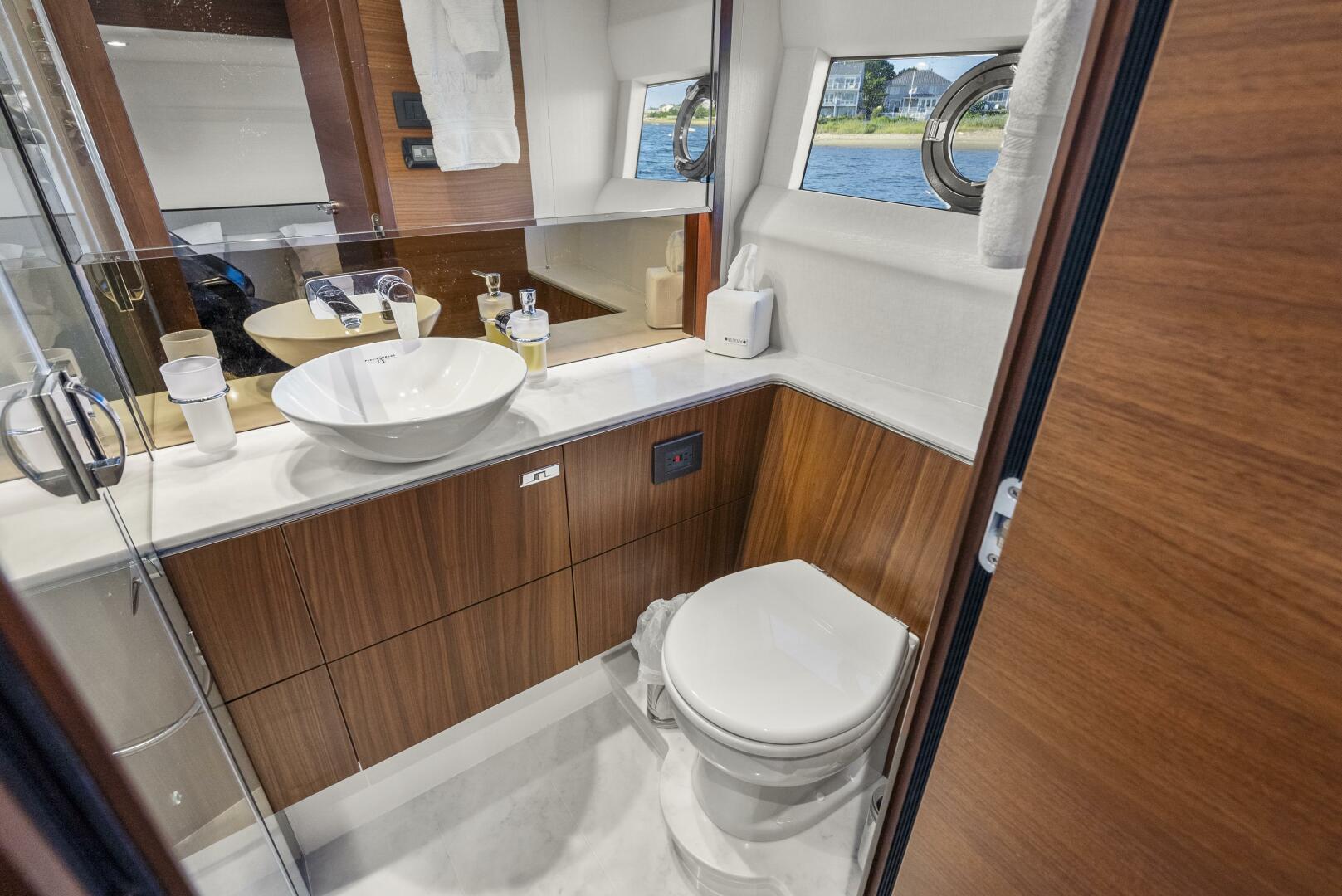 Slide: The Image of Princess F62 Stumped- Forward VIP Stateroom Head 2020 Princess Flybridge Stumped - 5567471