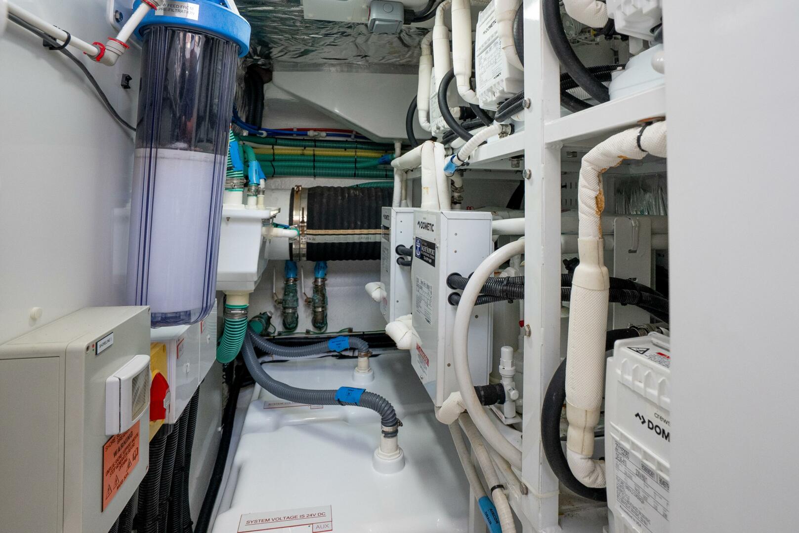 Slide: The Image of Princess F62 Stumped- Engine Room 2020 Princess Flybridge Stumped - 5567493