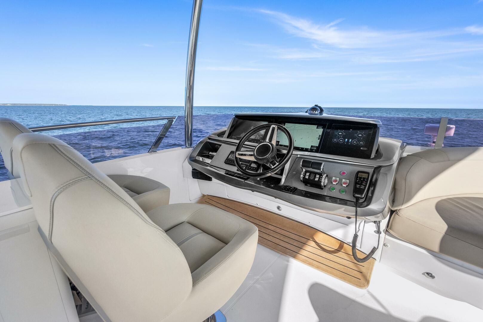 Slide: The Image of Princess F62 Stumped- Flybridge Helm 2020 Princess Flybridge Stumped - 5567440