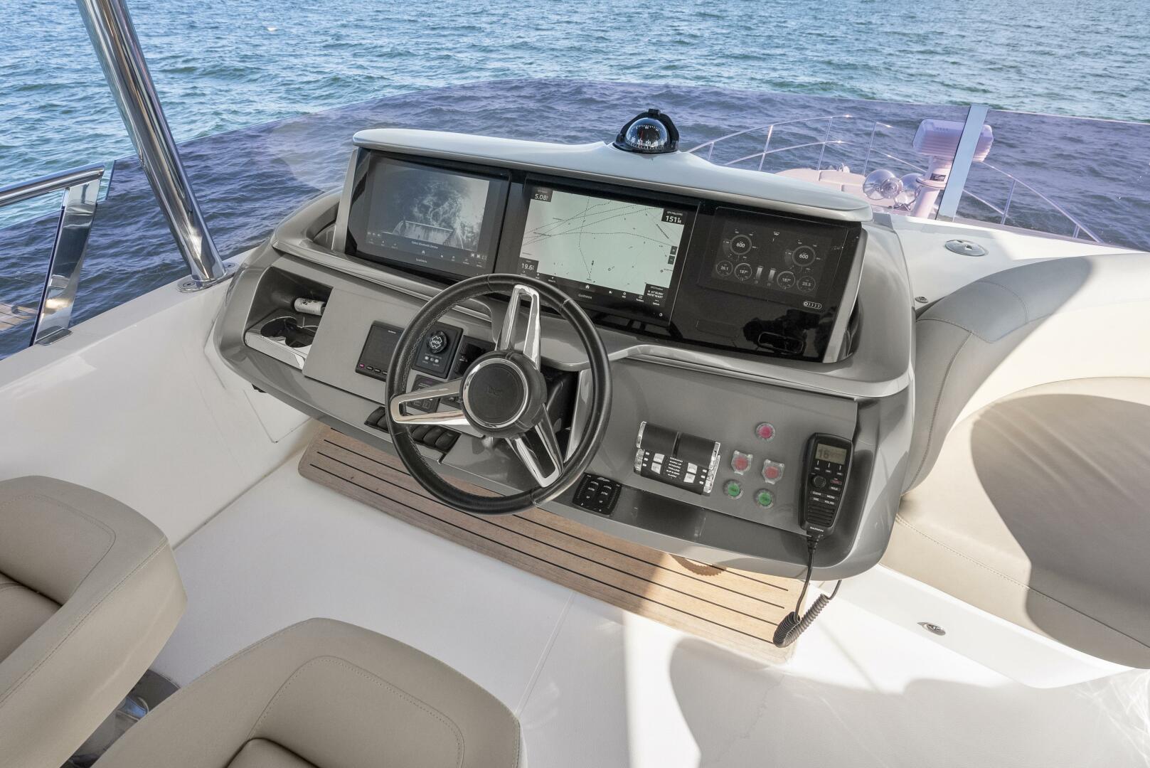 Slide: The Image of Princess F62 Stumped- Flybridge Helm 2020 Princess Flybridge Stumped - 5567446