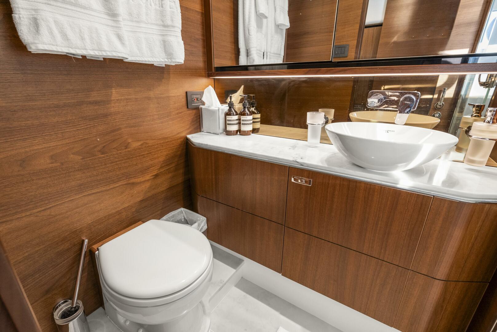 Slide: The Image of Princess F62 Stumped- Forward VIP Stateroom Head 2020 Princess Flybridge Stumped - 5567474